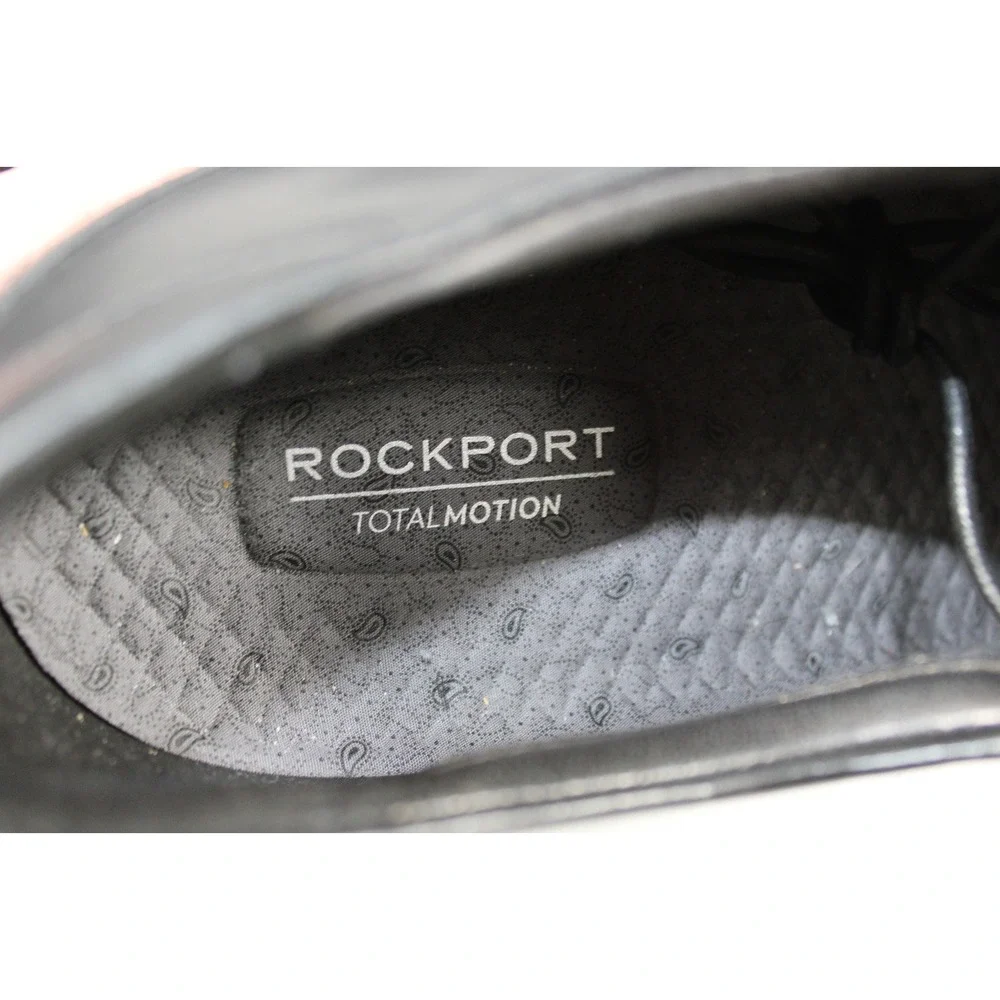 Rockport Men's Totalmotion Oxford Dress Shoes Size 13 W Black Leather
